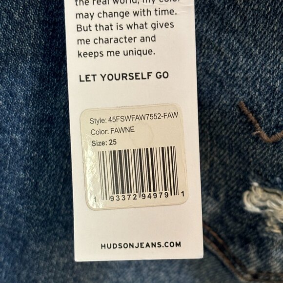 NWT Women's Hudson Krista Low Rise Skinny Ankle Jeans Size 25 - Picture 13 of 15